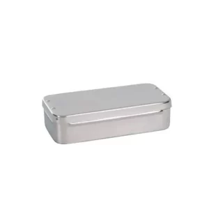 Cutie inox 10 cm pentru ace si freze