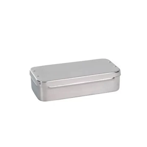 Cutie inox 10 cm pentru ace si freze