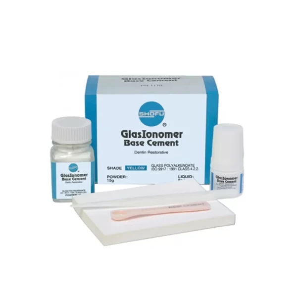 GlasIonomer Base Cement Set yellow 15g +5ml Shofu