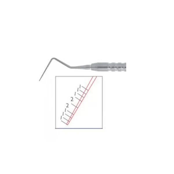 Sonda paradontala gradata