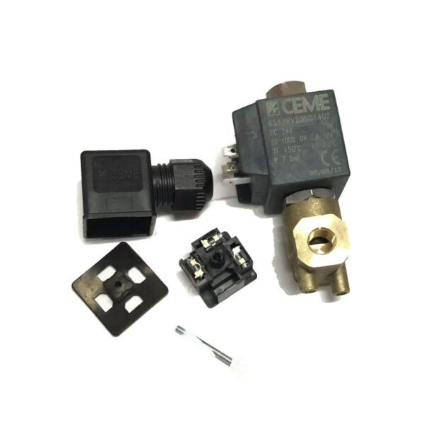 Electrovalva autoclav normal deschis 24V-15W - imagine 2