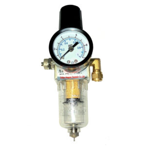 Regulator aer cu pahar decantor, filtru, racorduri si manometru