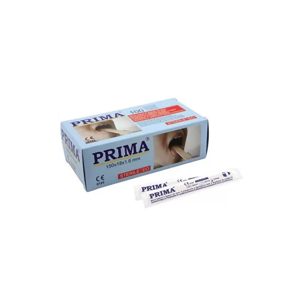 Spatule din lemn sterile 100 bucati