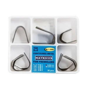 Matrici conturate premolar asortate kit 30 bucati TorVM cod 1500+