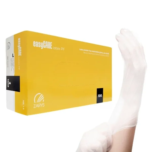 Manusi examinare latex nepudrate marimea M 100 bucati_cutie EasyCare
